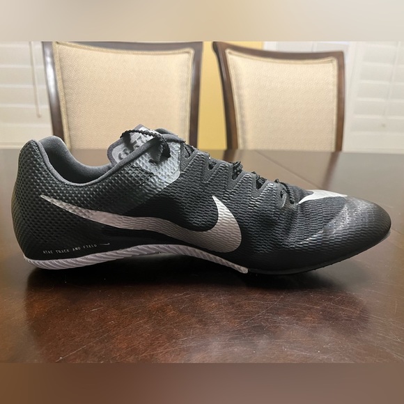 New Nike Zoom Rival Metallic Black travk Field shoes Size US 12 - Picture 10 of 15